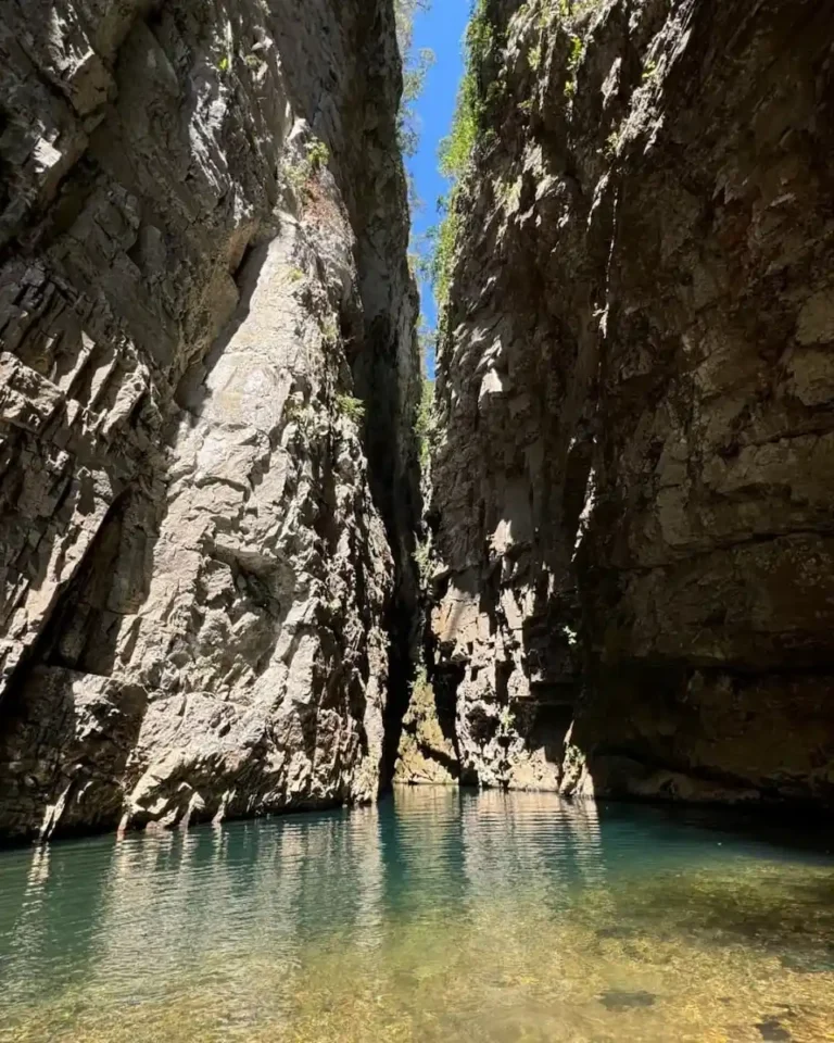 cachoeira do dragão, entrada do cânion