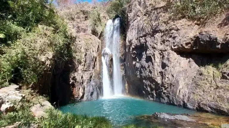 Cachoeira do Encontro, no complexo Macaquinhos, em São João d'Aliança