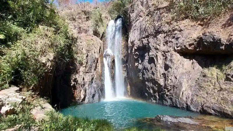 Cachoeira do Encontro, no complexo Macaquinhos, em São João d'Aliança