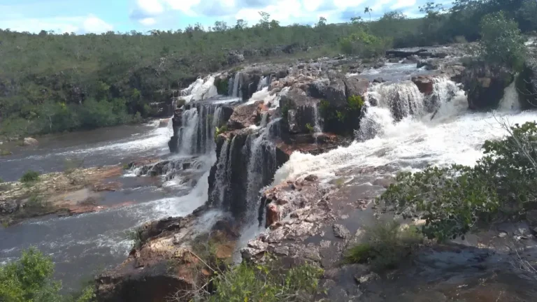 catarata dos couros, cachoeira da muralha
