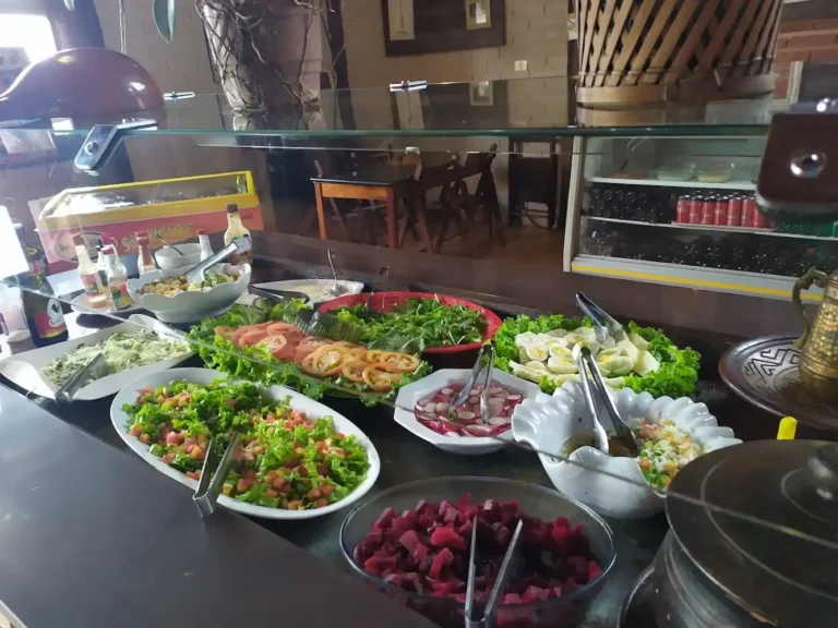 buffet do restaurante chapéu de sol
