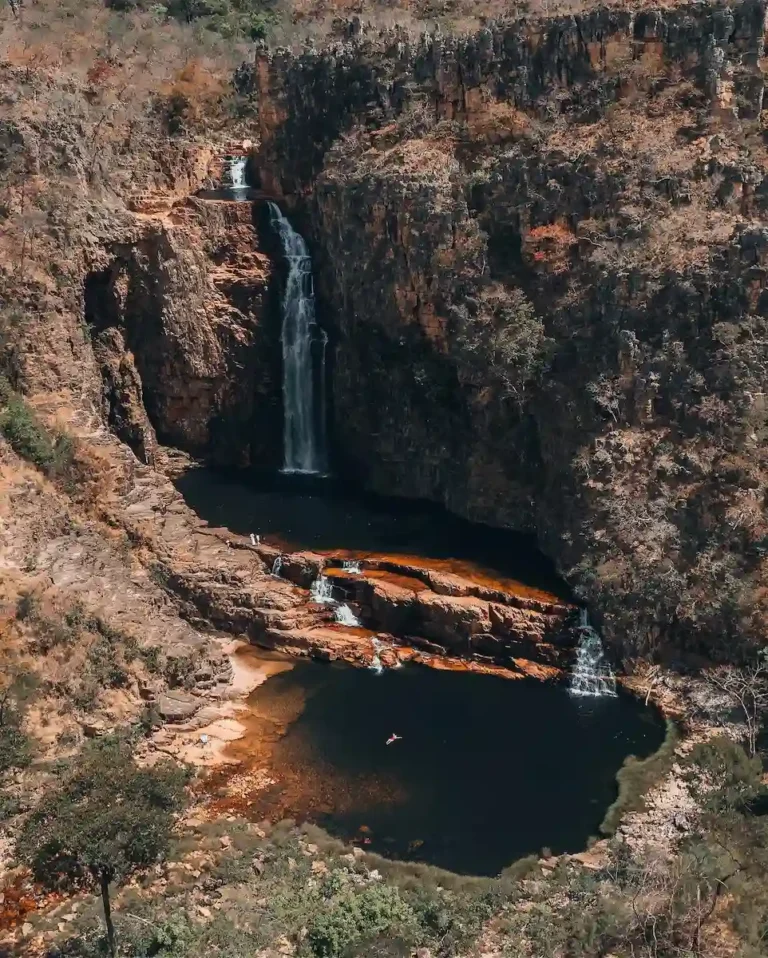 cachoeira catedral vista aerea