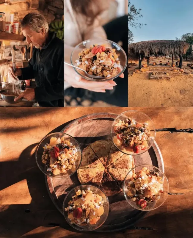 Gastronomia vegana da Aldeia Macaco, em São João d'Aliança - Chapada dos Veadeiros